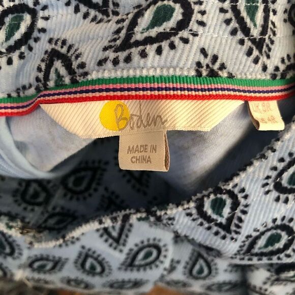 Boden Caroline Blue Corduroy Sheath Dress - Picture 9 of 16